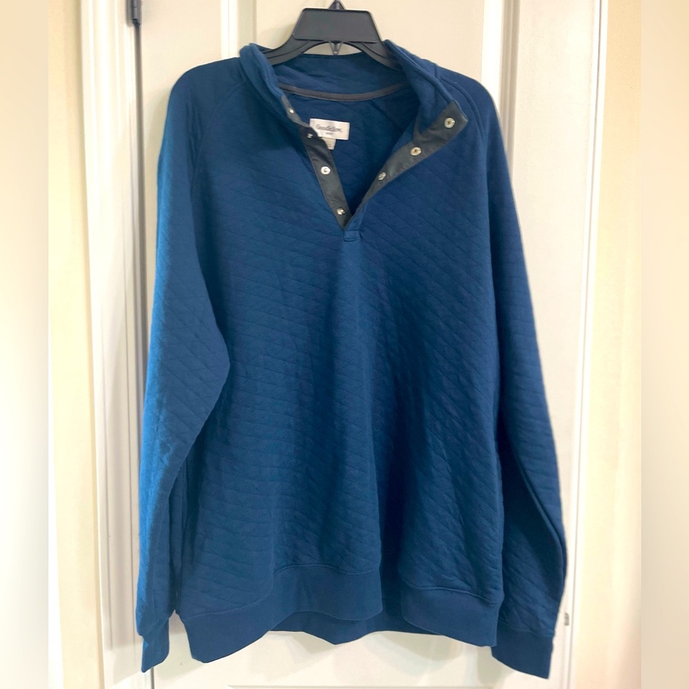 NWT- Goodfellow & Co. Men’s Mock Turtleneck Pullover Sweatshirt- Dark Blue L